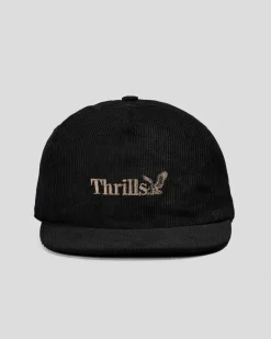 Thrills Workwear 5 Panel Cap Black Hot