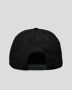 Thrills Workwear 5 Panel Cap Black Hot