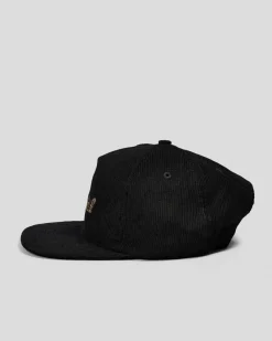 Thrills Workwear 5 Panel Cap Black Hot