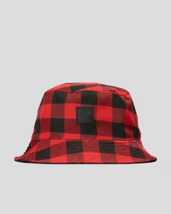 Dexter Workwear Bucket Hat Black/red Checkerboard/black Best