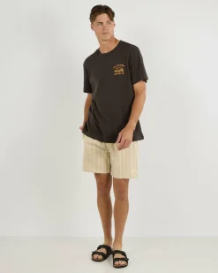 Rhythm Worn Path T-Shirt Black Sale