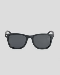 Carve Wow Vision Polarised Sunglasses Matt Black/ Grey