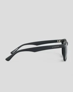 Carve Wow Vision Polarised Sunglasses Matt Black/ Grey