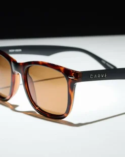 Carve Wow Vision Polarised Sunglasses Gloss Tort/ Brown New