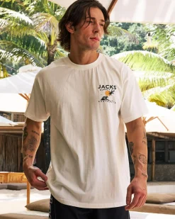 Jacks Zeal T-Shirt Off White New